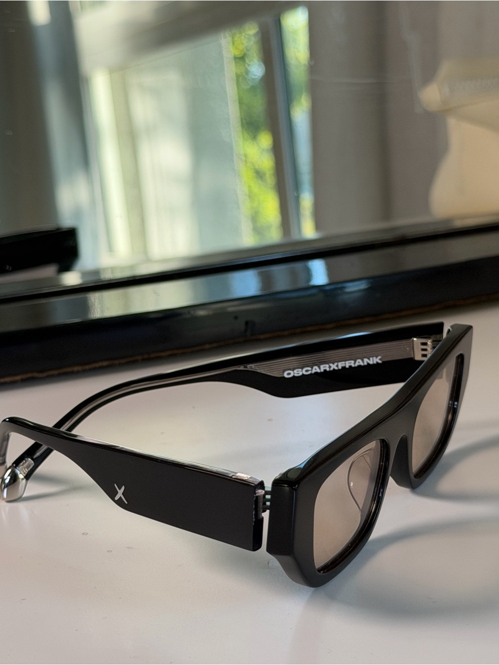 Oscar X Frank Black Cat-Eye Sunglasses